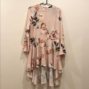 Floral chiffon dress